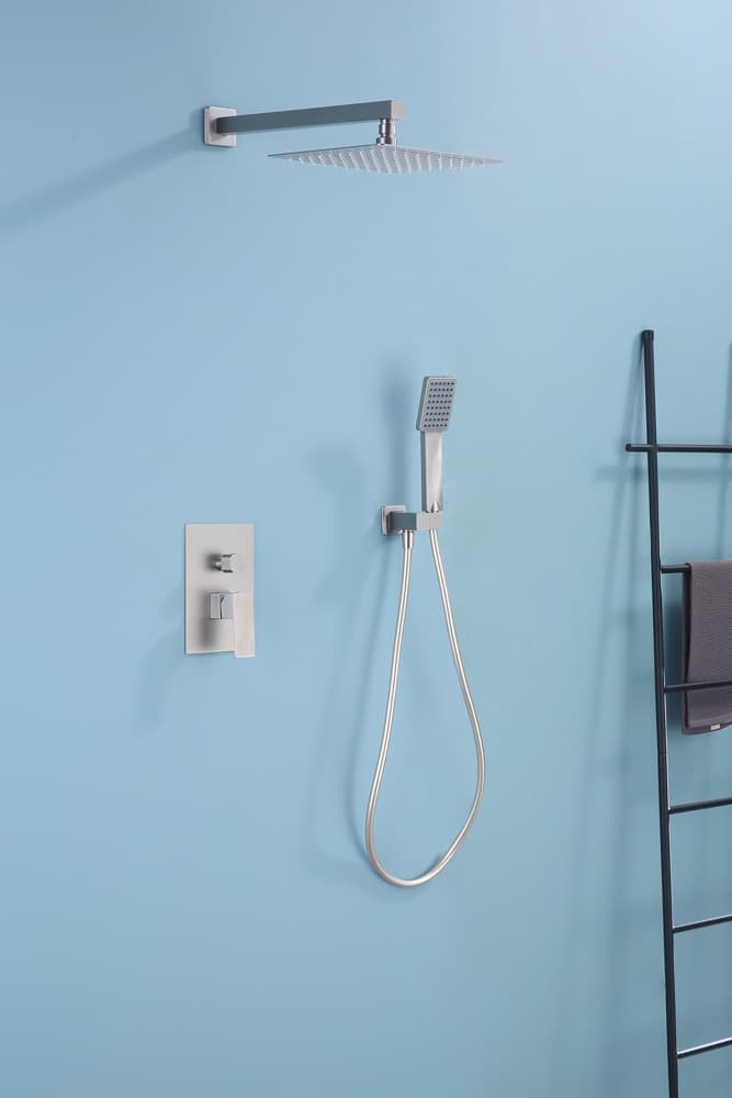 Conjunto de Ducha Empotrado DREAM Níquel Cepillado