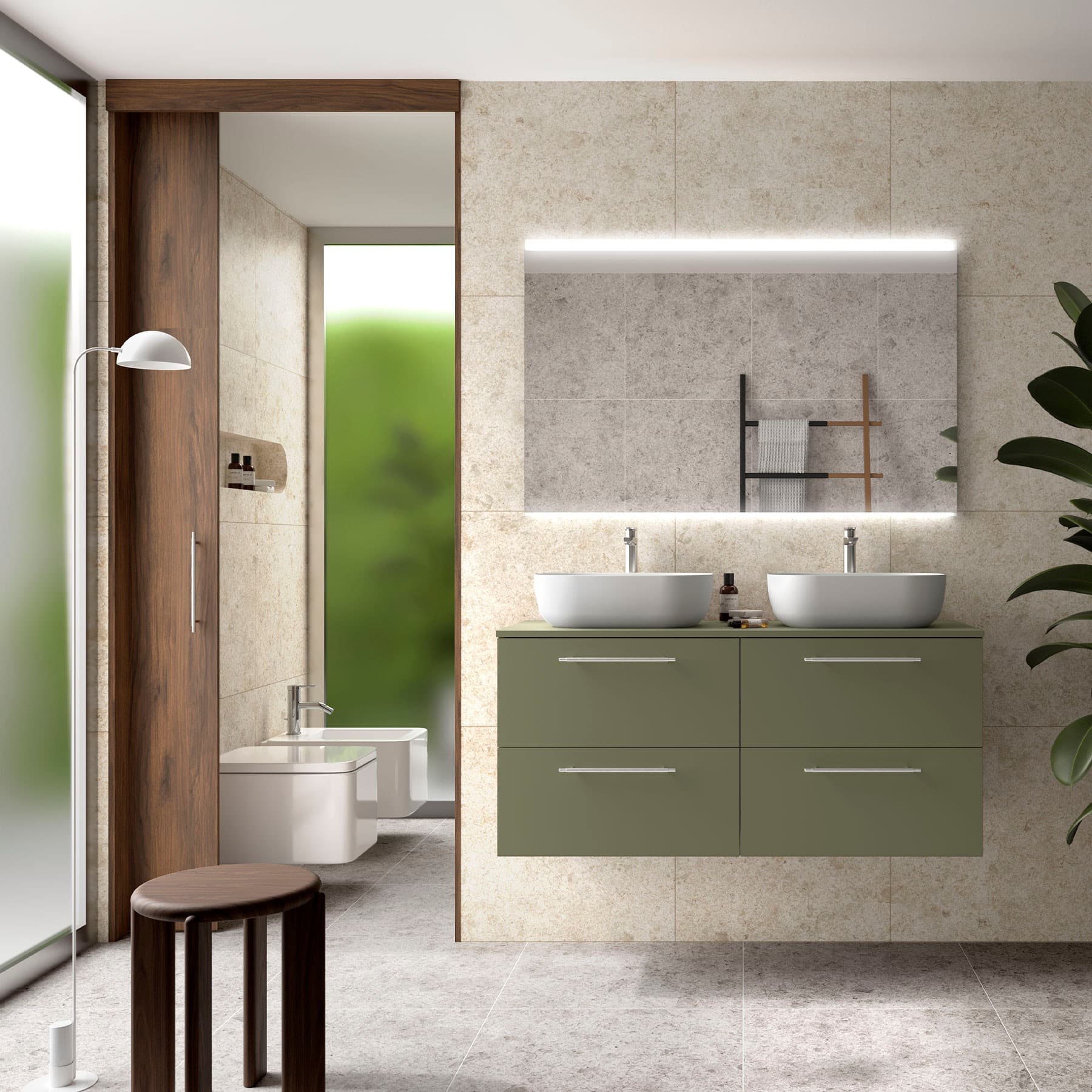 Mueble baño suspendido Silane TOP de Salgar 120