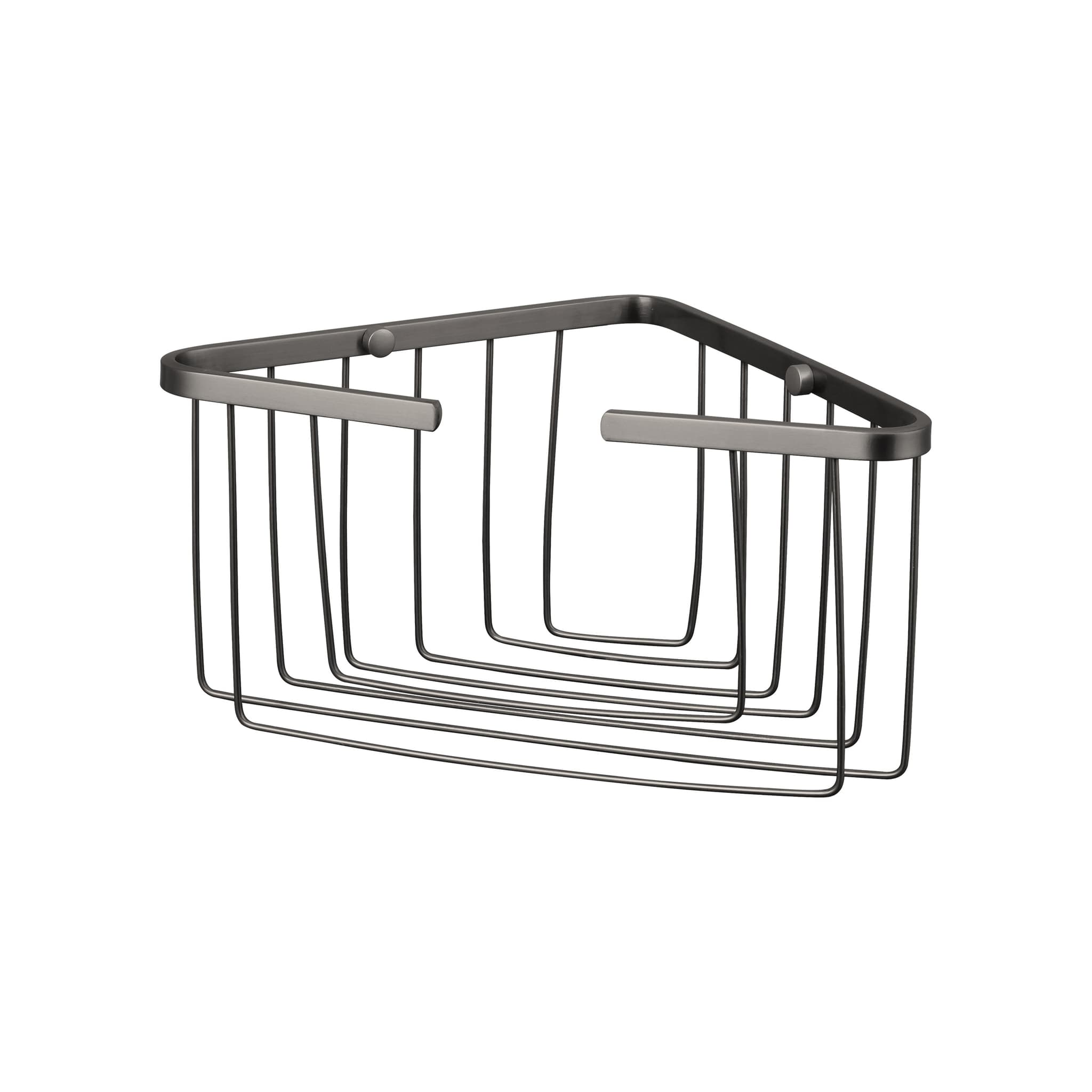 Cesta de rincón para ducha de acero inoxidable níquel cepillado GME 0394NK