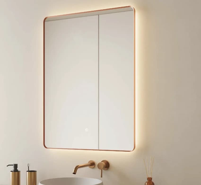 Espejo LED Frame de Manillons Torrent 60-120 cm con marco
