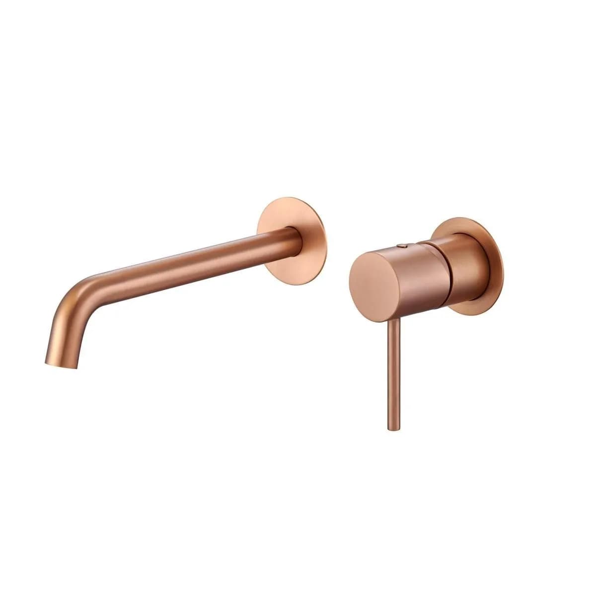 Monomando lavabo empotrado Monza oro rosa cepill / GLM039/ORC