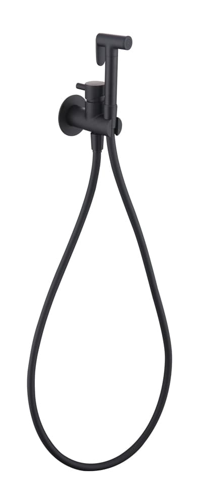 Grifo Empotrado de Bidé HARMONY Negro Mate