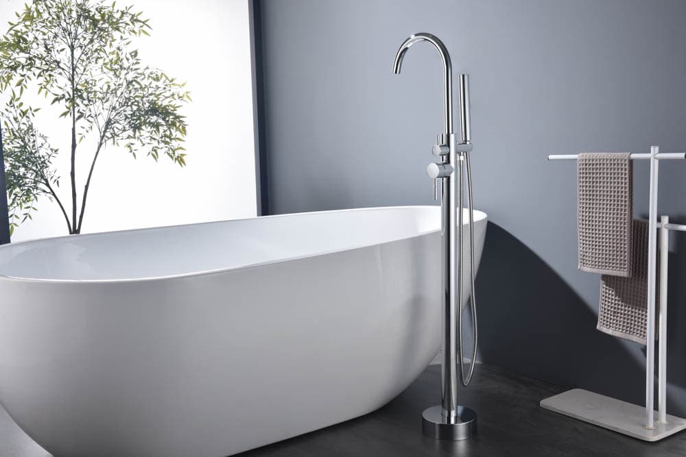 Grifo de Bañera Exenta ALPHA Cromo
