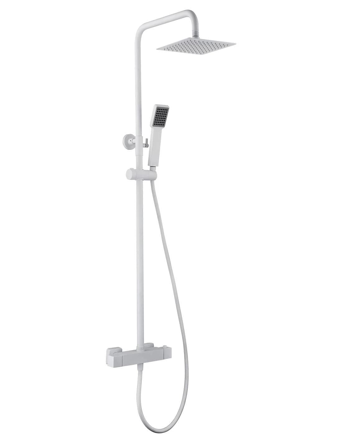 Conjunto ducha termostático  Art blanco mate / BTAR025/BL