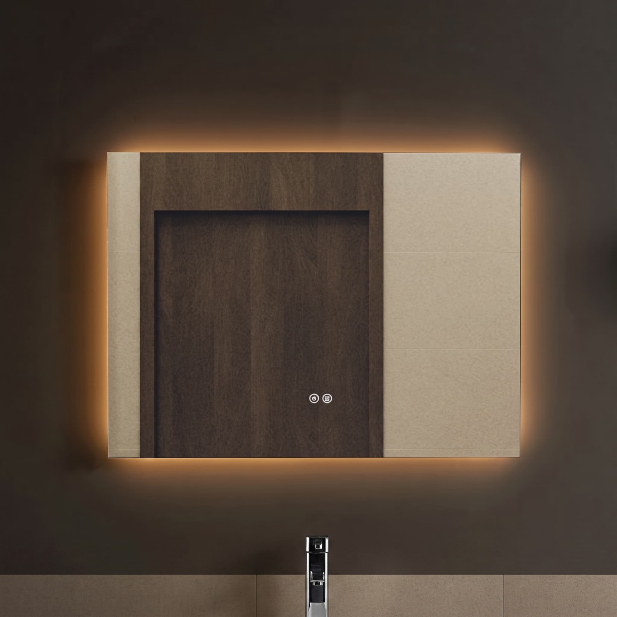 Espejo de baño con luz LED Dacca