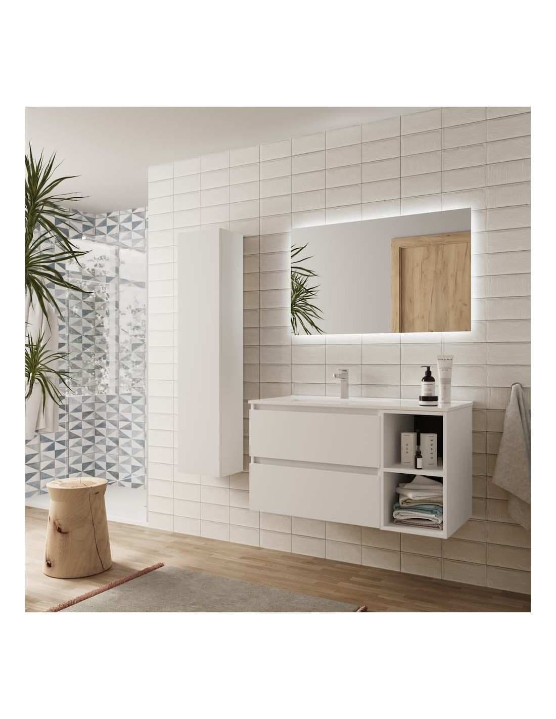 SALGAR BEQUIA Mueble de baño suspendido 90+ Lavabo Constanza