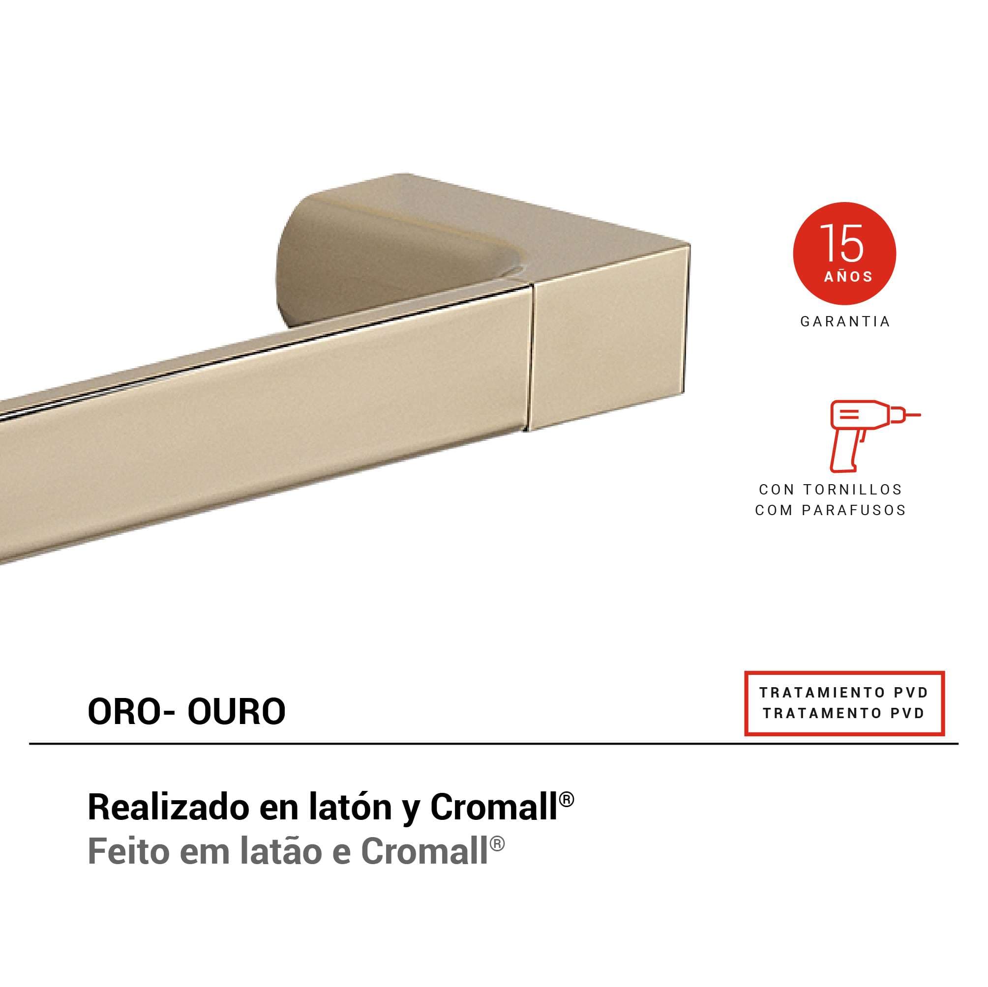 toallero 35 cm pirenei oro