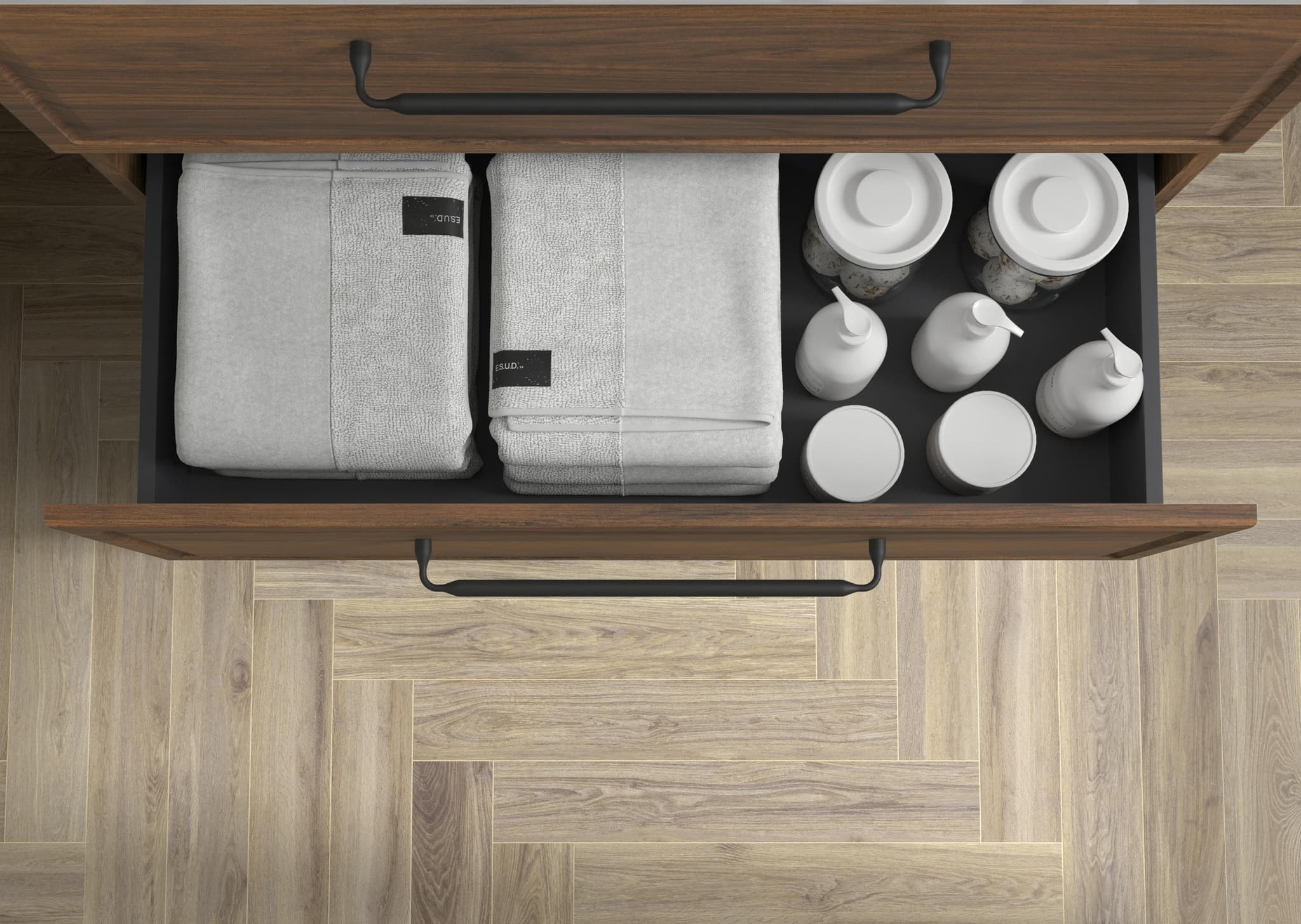 SALGAR RUNA Mueble de baño suspendido con lavabo Lisboa 140 2 pozas 4 colores
