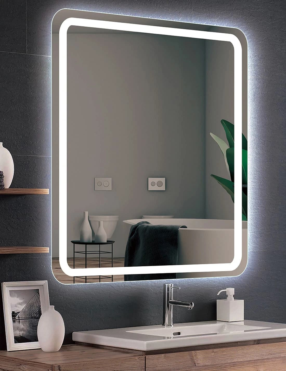 Espejo de baño con luz LED Austria Ledimex