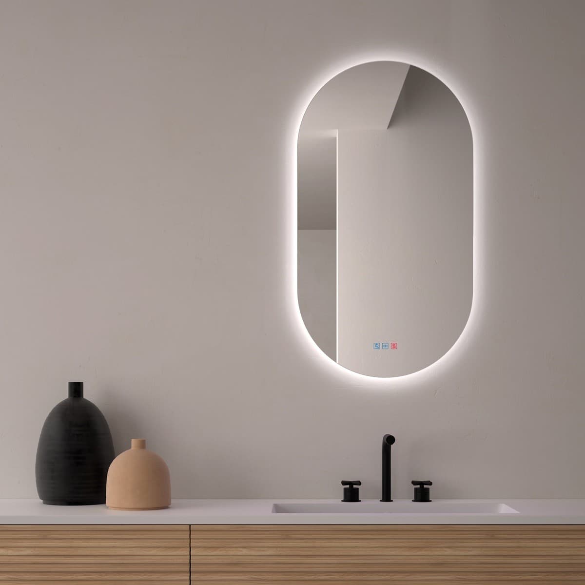 Espejo Ovalado LED Para Baño Segovia de Dyled