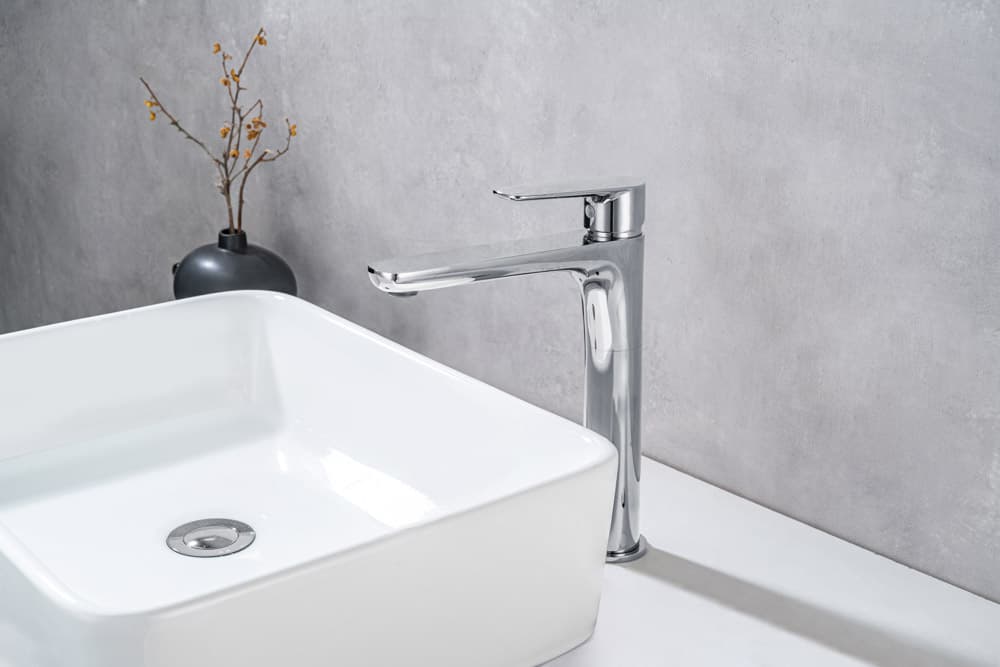 Grifo Monomando de Lavabo INFINITE Negro Cristal