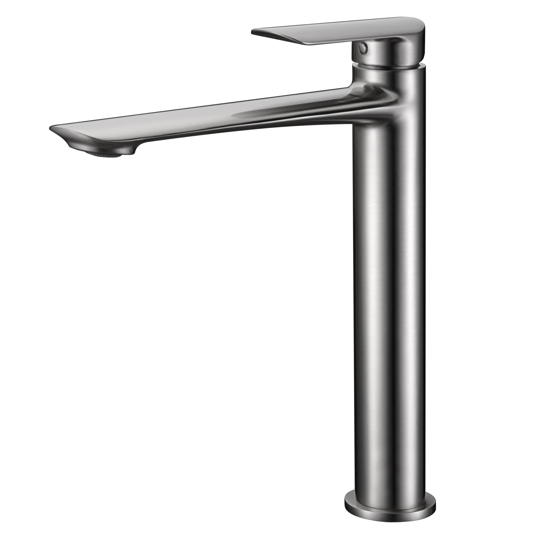 Monomando lavabo caño alto URAL blanco mate / BDG040-3NQ
