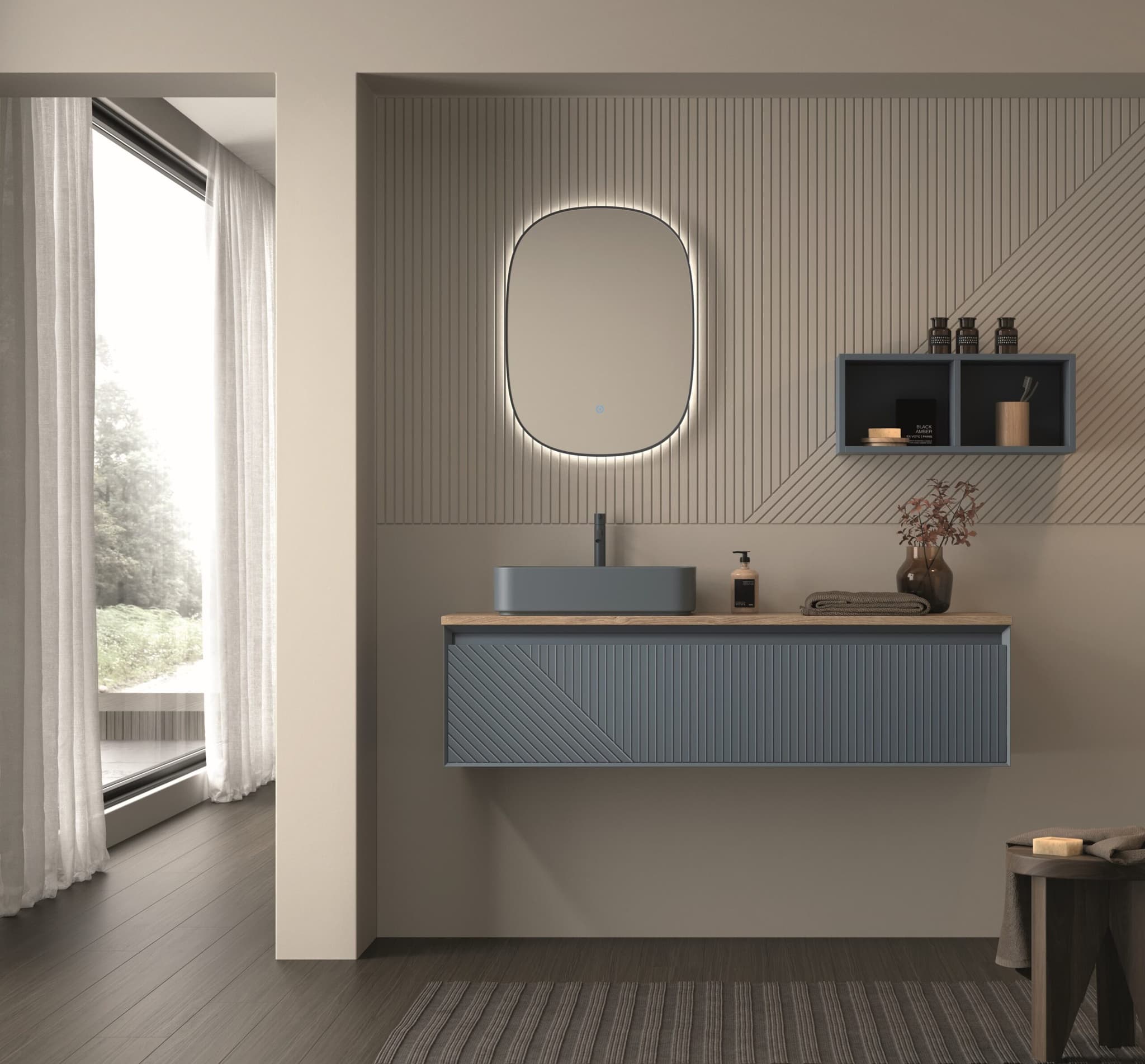 Mueble baño suspendido NOVUS TOP 1 Cajon de Avila dos 60-80-100-120