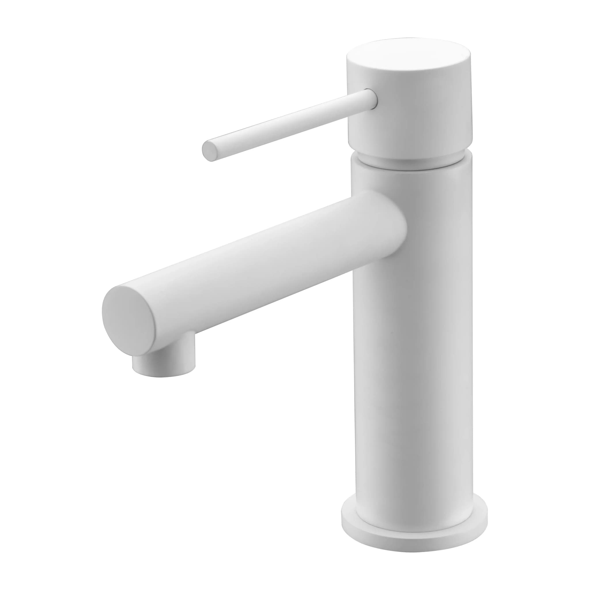 Monomando lavabo MILOS blanco mate / BDYS045-1/BL