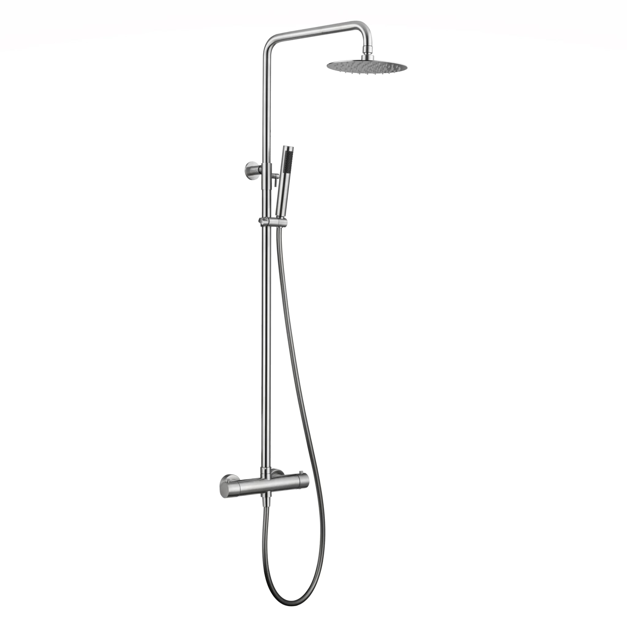 Conjunto de ducha termostático MOSCU acero inox. / BTK017/AC