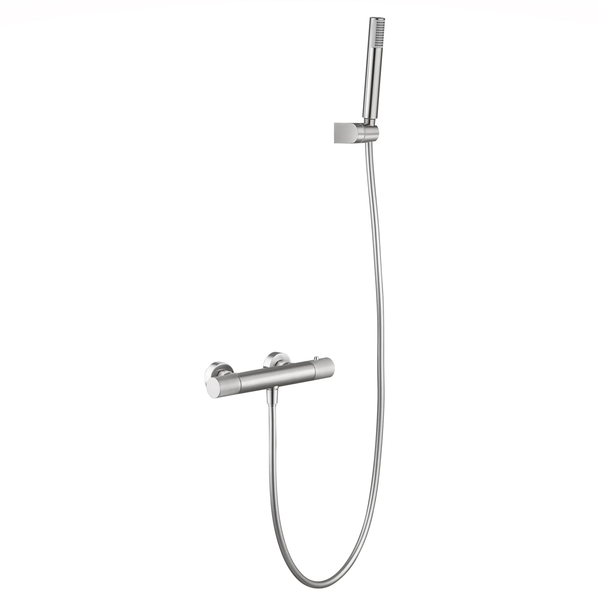 Kit ducha termostato Line niquel cepillado / BTD038-5NQ