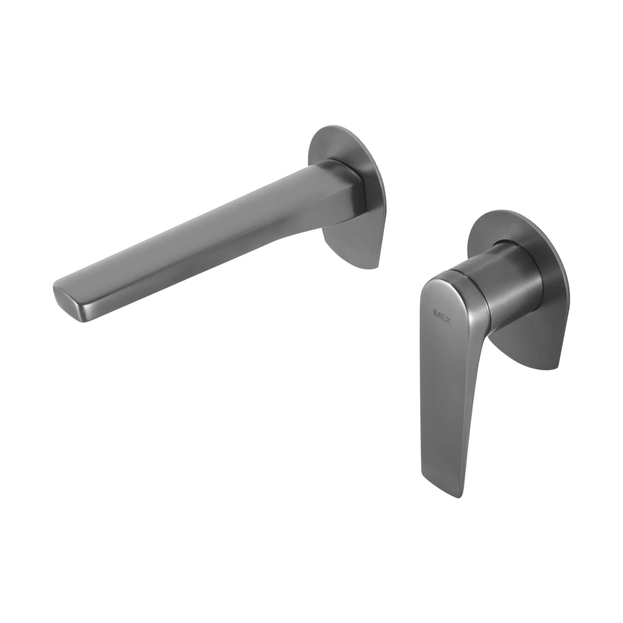 Monomando lavabo empotrado DELOS black gun metal / GLD055/BGM