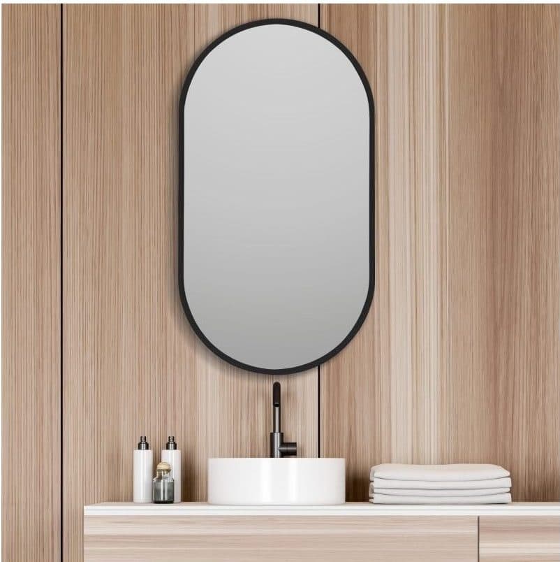 Espejo para baño Ovalado B-926 Negro