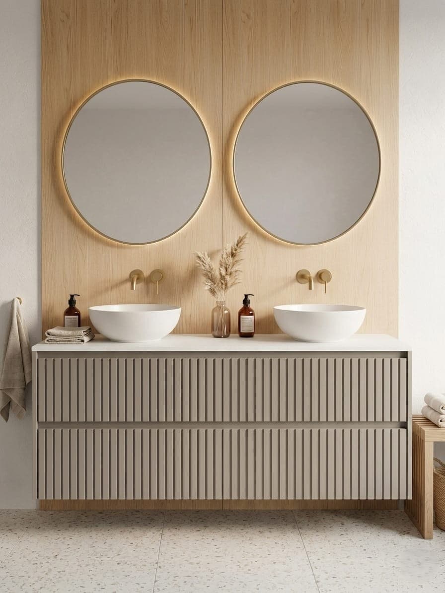Mueble baño suspendido Aura TOP 2 o 4 Cajones 60-80-100-120-140-160-180-200-240