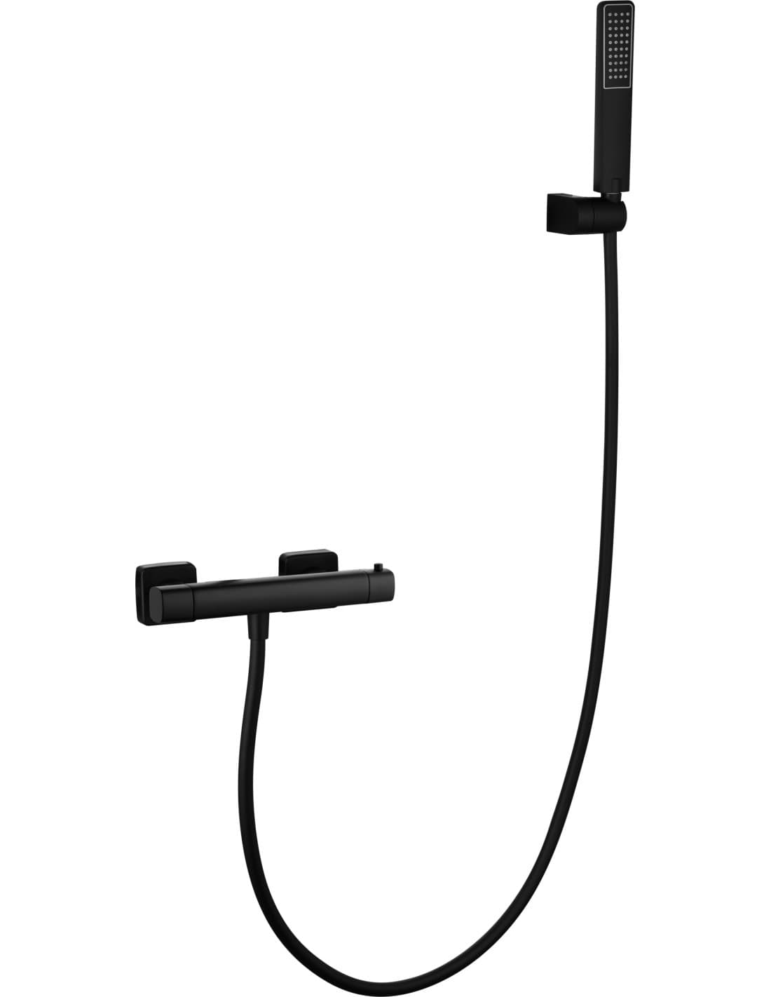 KIT DUCHA TERMOSTÁTICO TOSCANA NEGRO MATE BTT064-5NG