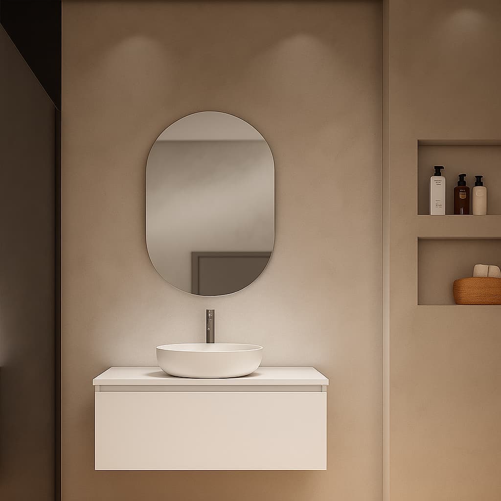 Mueble de baño suspendido Box 1C de 40 TOP de Visobath