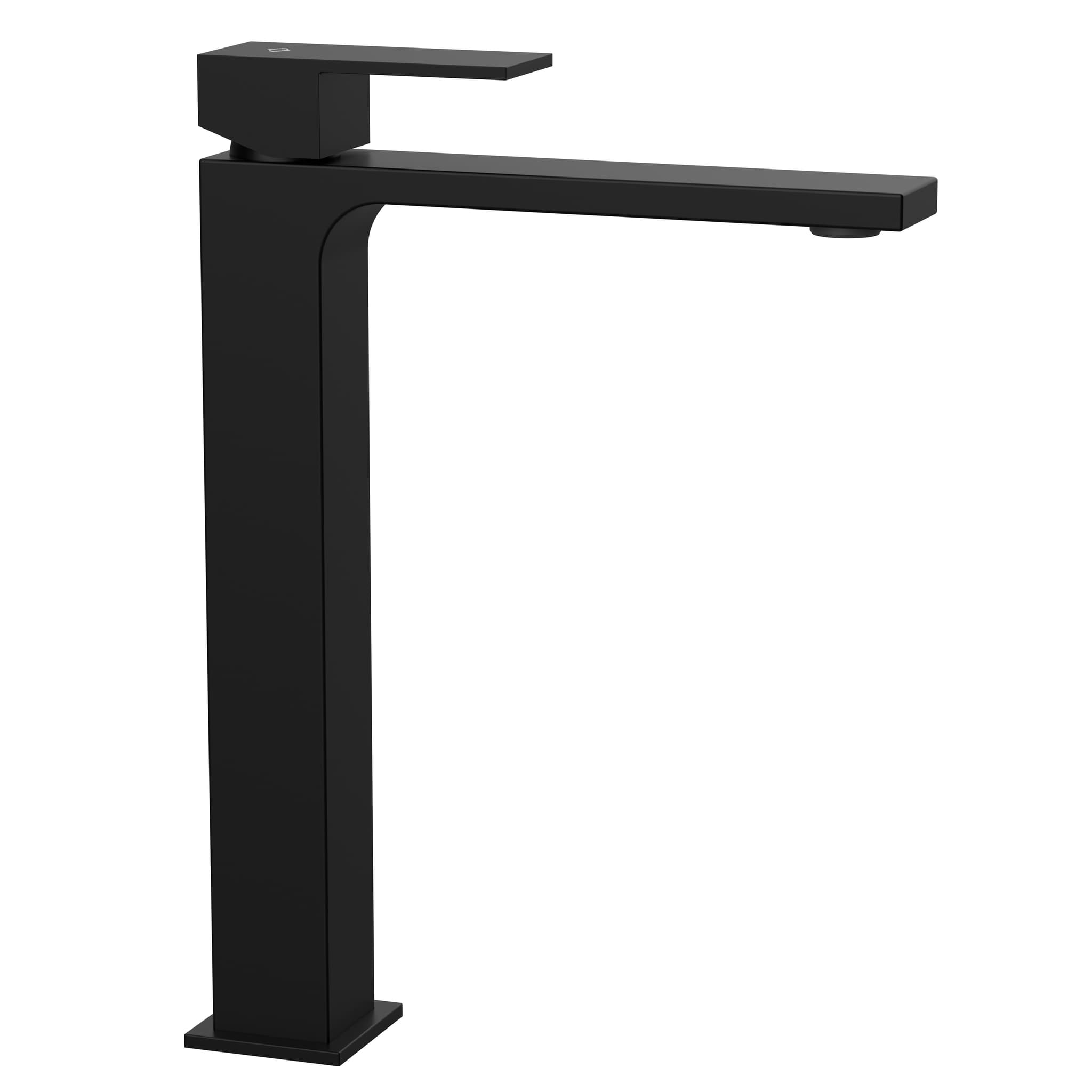 Grifo de lavabo de caño alto Orion negro 3016NG