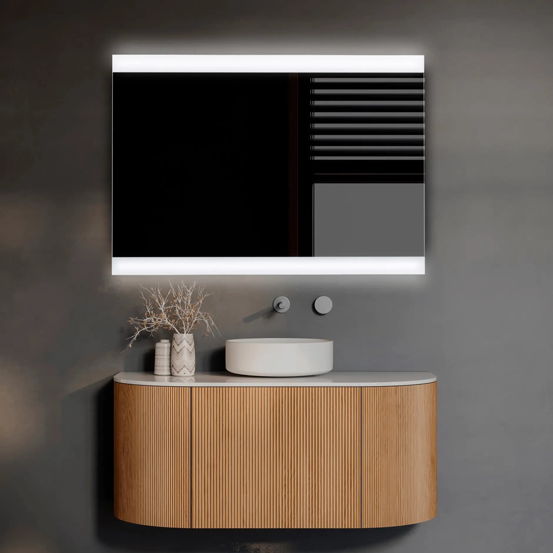 Espejo de baño con luz LED rectangular led B-932