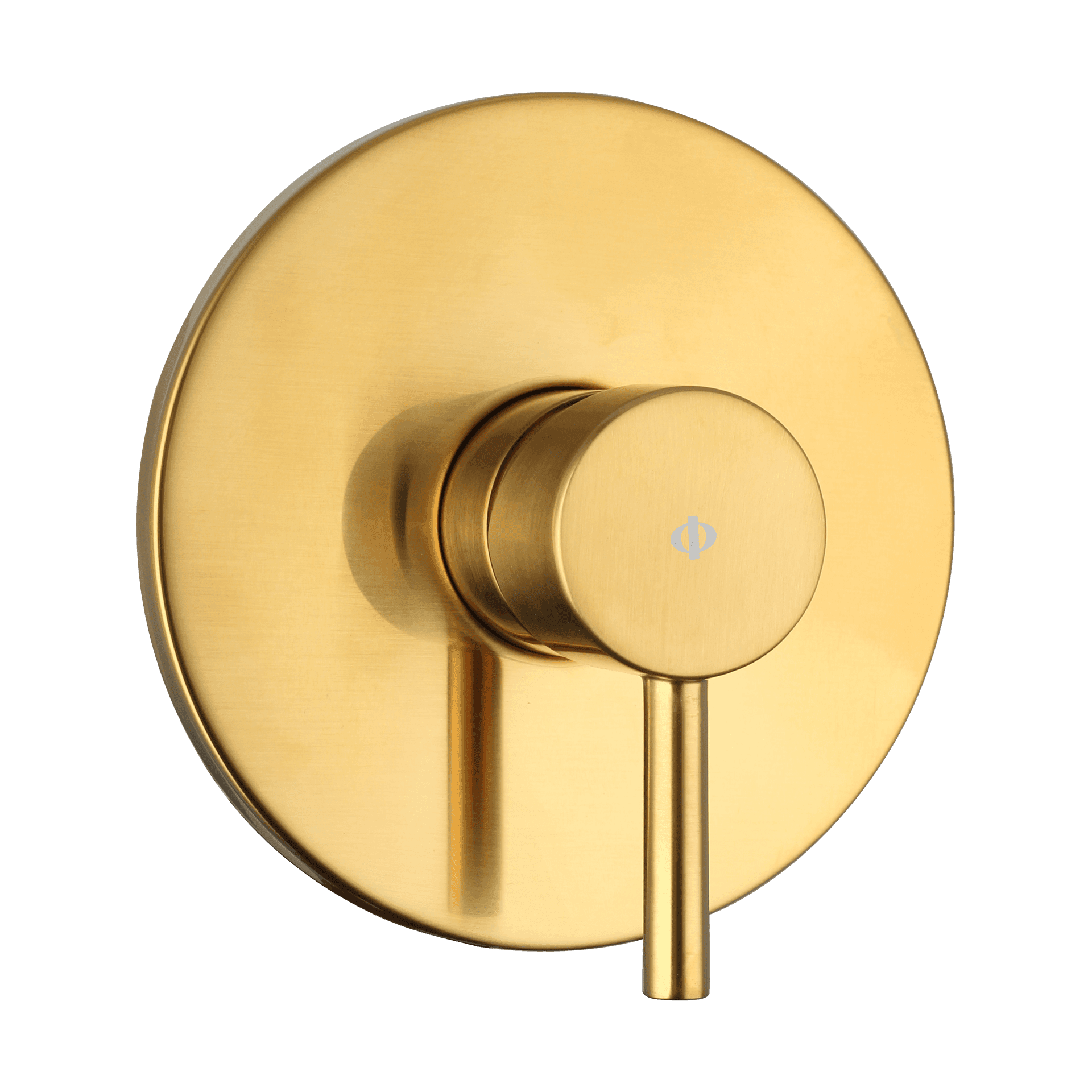Grifo de ducha empotrado monomando Sirio oro de 1 función 3210OR