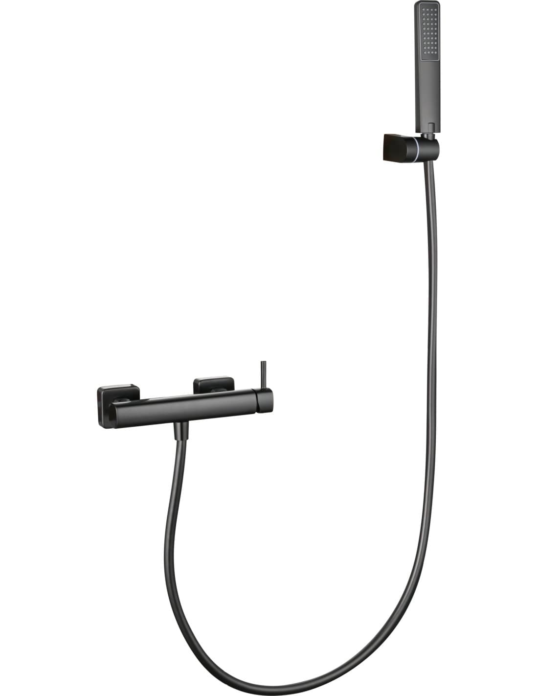 KIT DUCHA MONOMANDO TOSCANA BLACK GUN METAL BDT064-5BGM