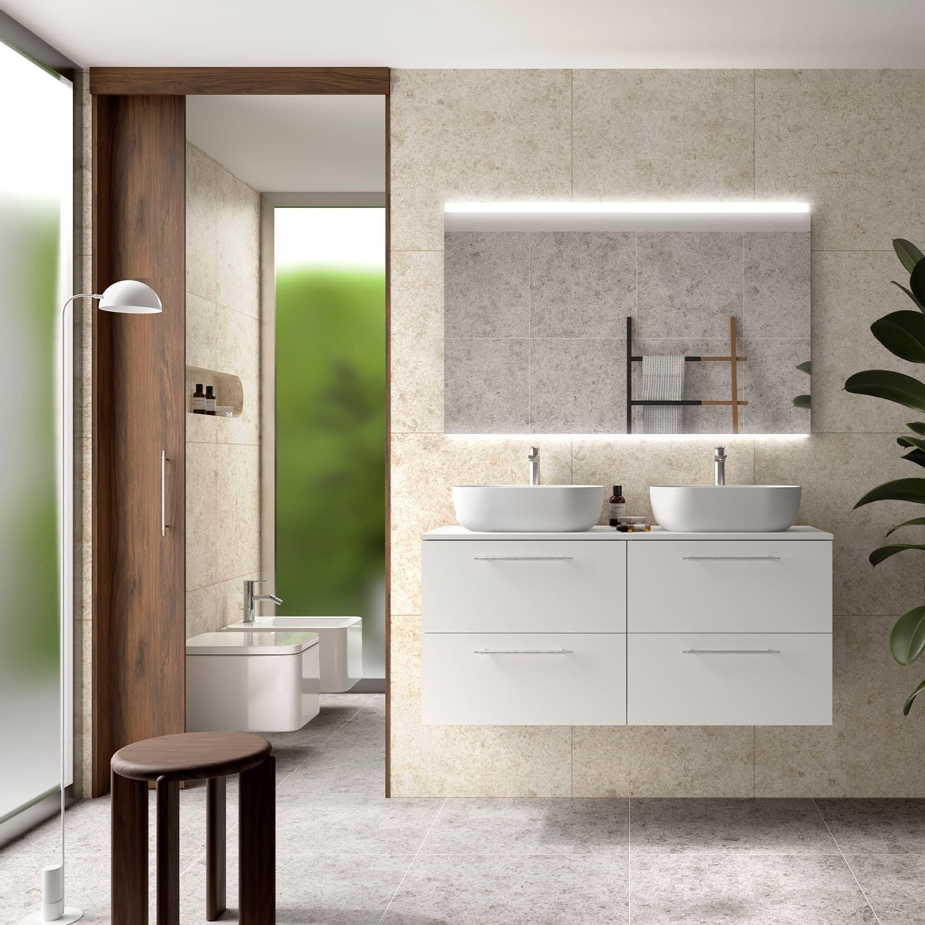 Mueble baño suspendido Silane TOP de Salgar 120