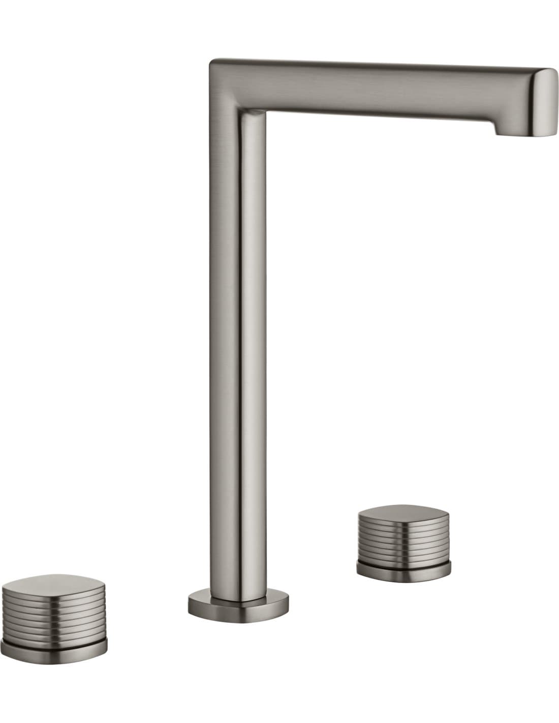 LAVABO BIMANDO SOBRENCIMERA CAÑO ALTO FIRENZE NÍQUEL CEPILLADO BAF065/NQ