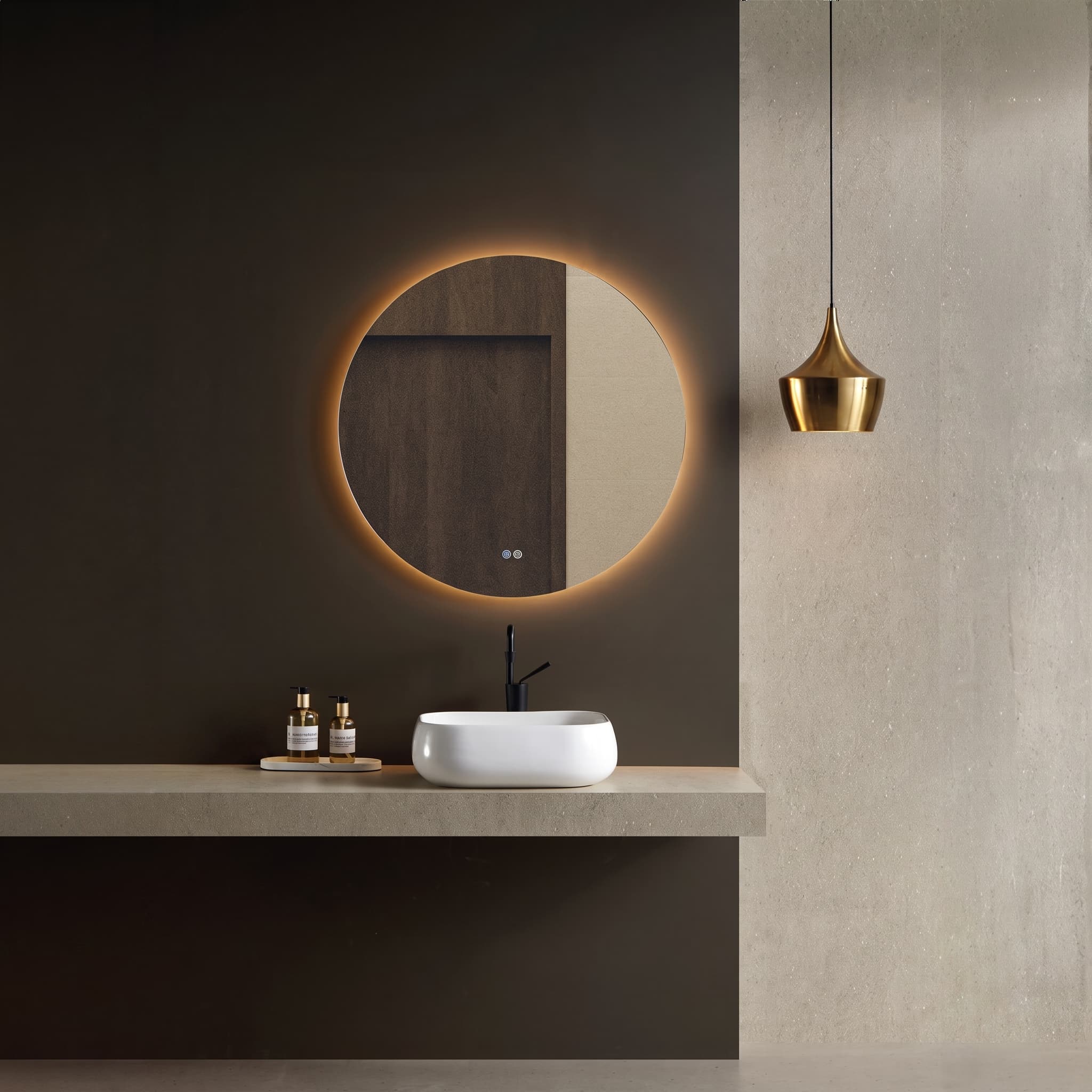 Espejo de baño con luz LED RENHU
