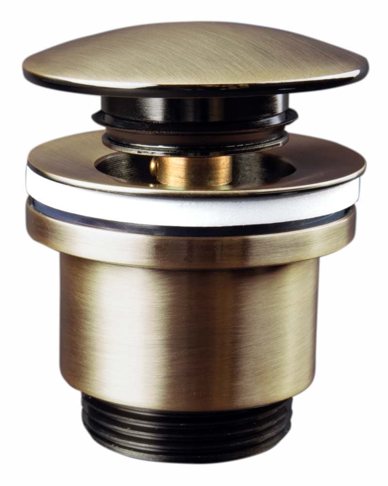 Válvula clic-clac seta bronce cepillado