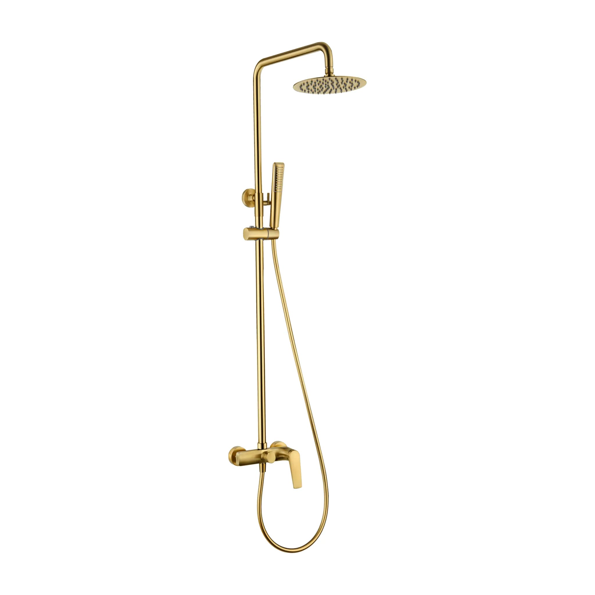 Conjunto ducha monomando DELOS oro cepillado / BDD055/OC