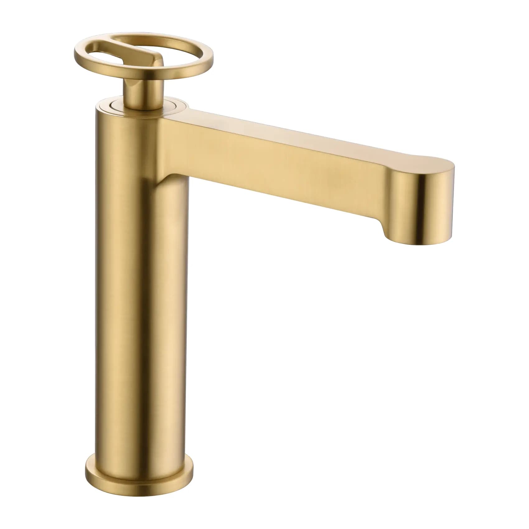 Monomando lavabo Olimpo oro cepillado / BDC033-1OC
