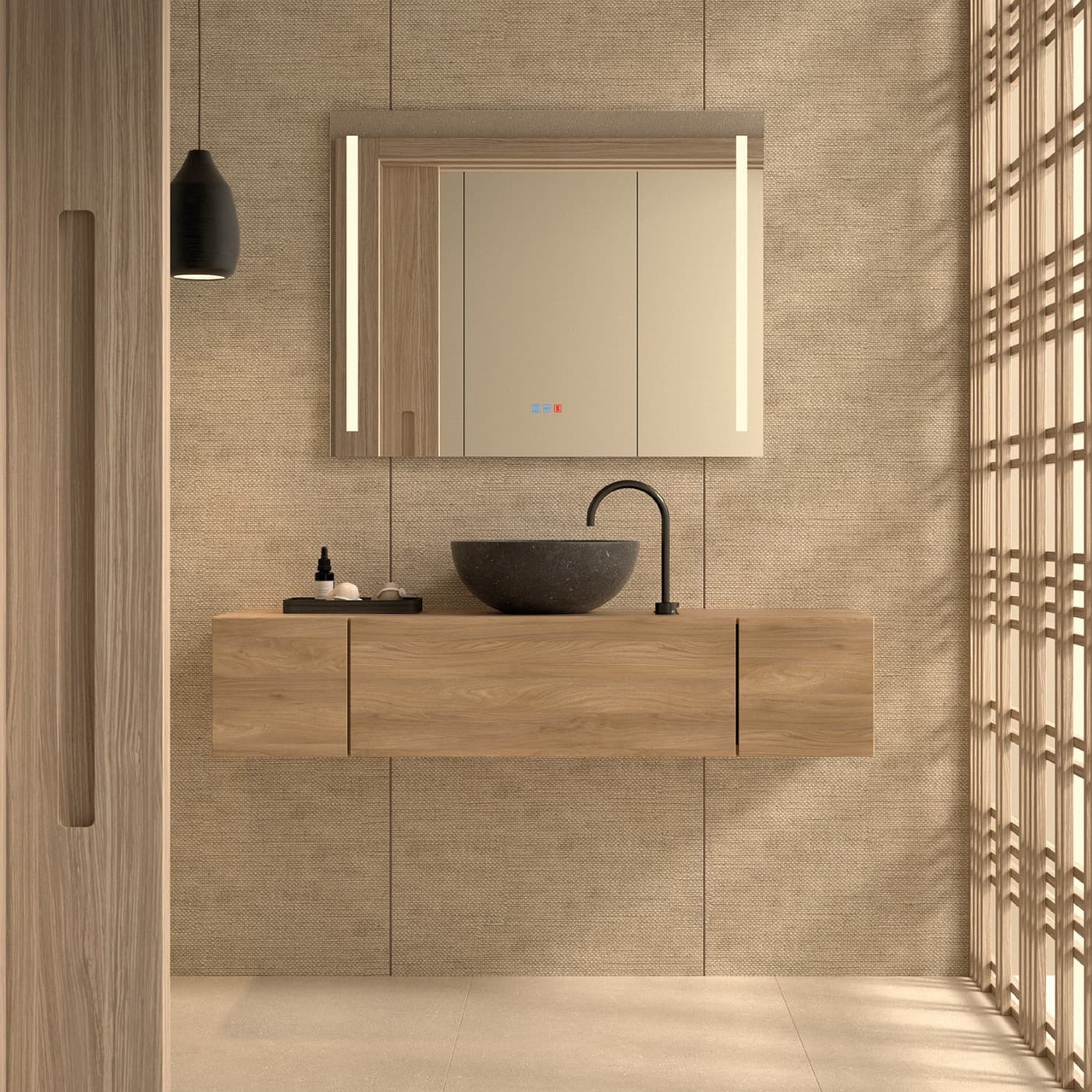 Espejo de baño LED Madara de DYLED · Standard y Standard Pro