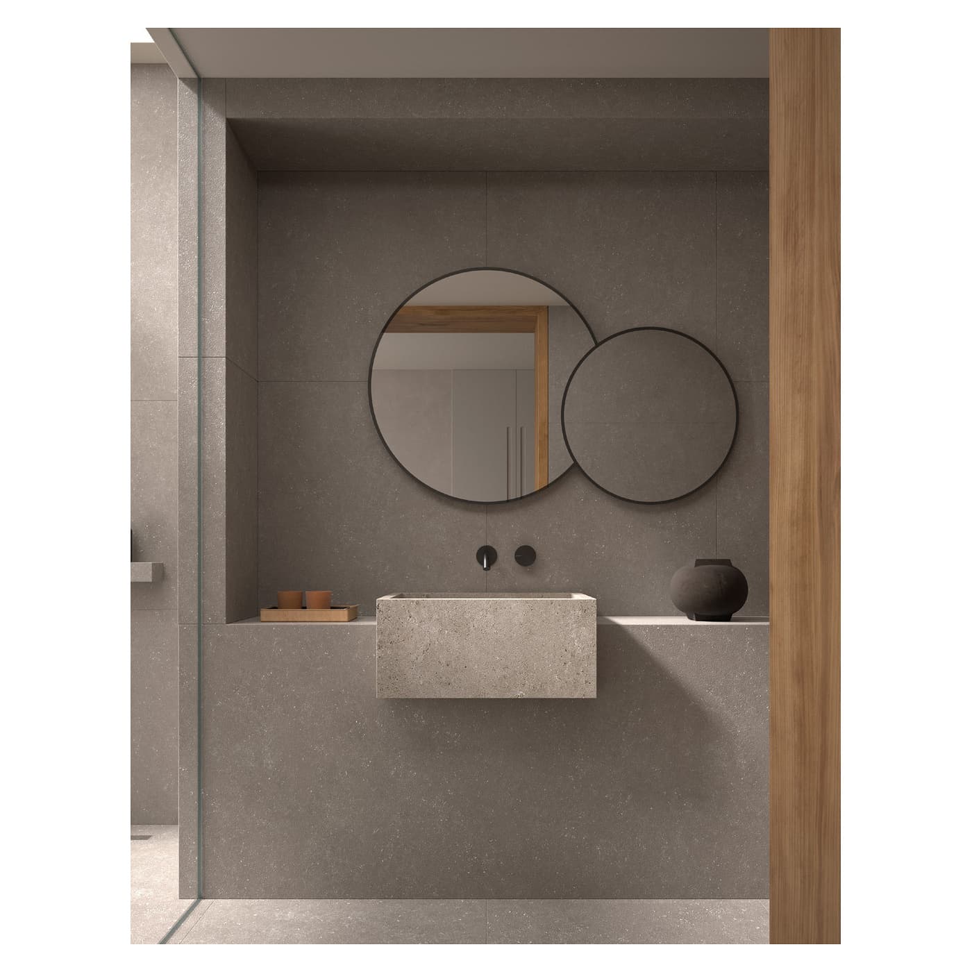 Espejo de baño sin luz Osios de DYLED