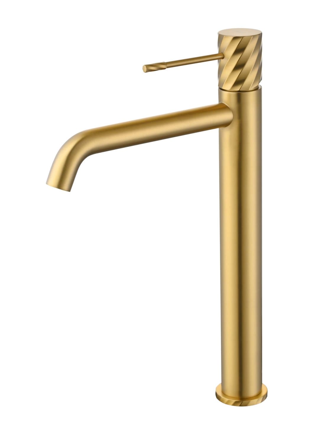 MONOMANDO LAVABO ALTO BLESS ORO CEPILLADO BDB063-3OC