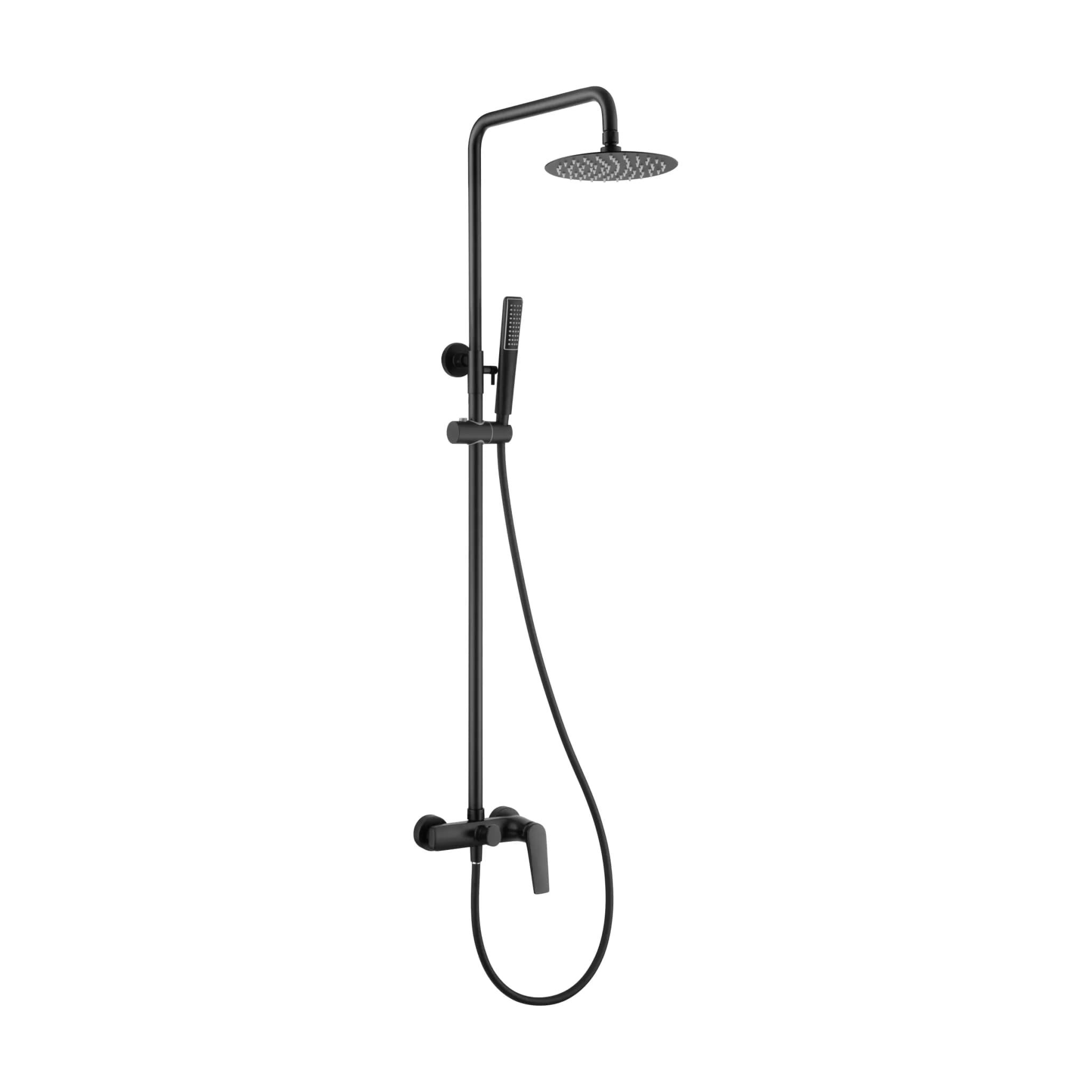 Conjunto ducha monomando DELOS negro mate / BDD055/NG