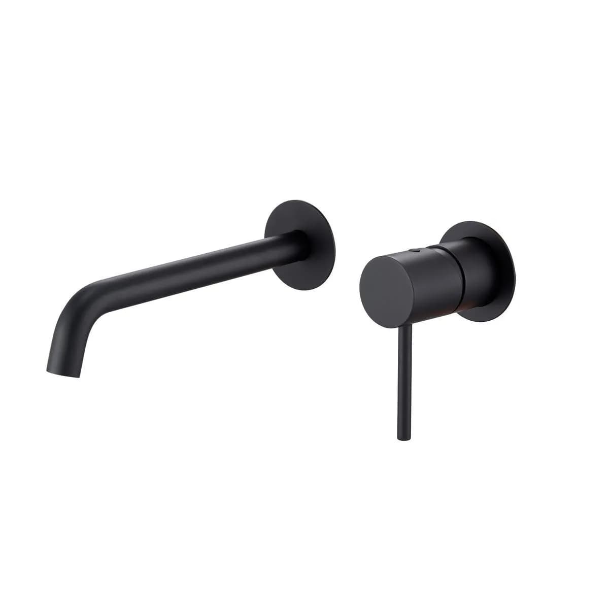 Monomando lavabo empotrado Monza negro mate / GLM039/NG