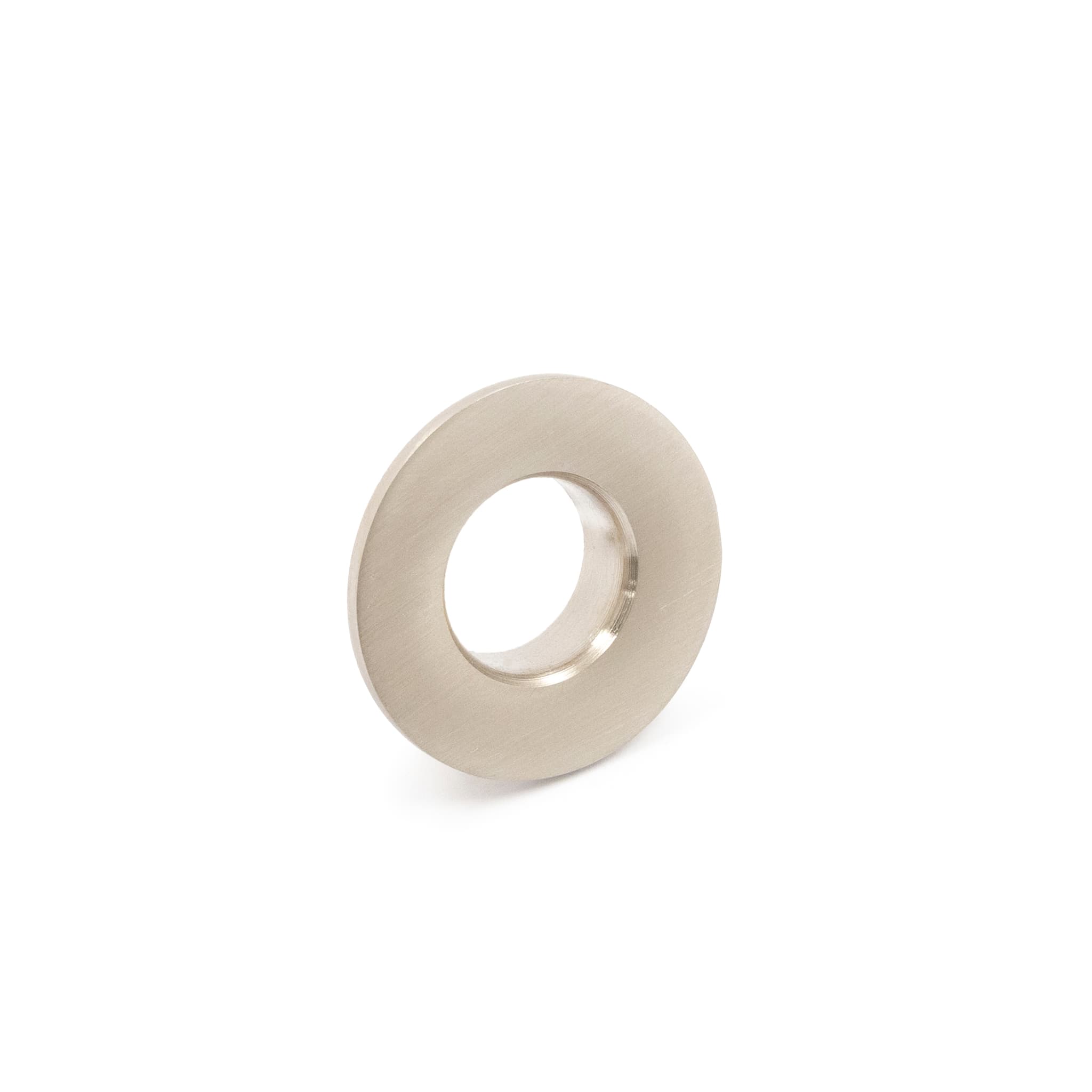 Pack de 10 tapones redondos para rebosadero de lavabo níquel cepillado GME 4444NK
