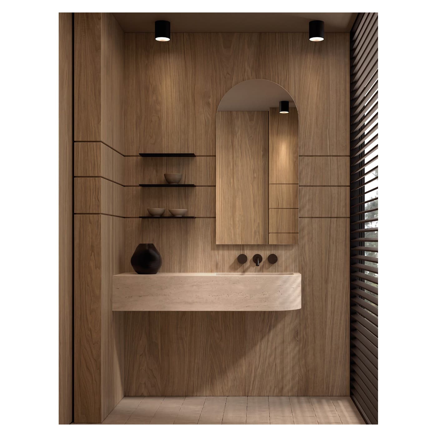 Espejo de baño sin luz Gros de DYLED