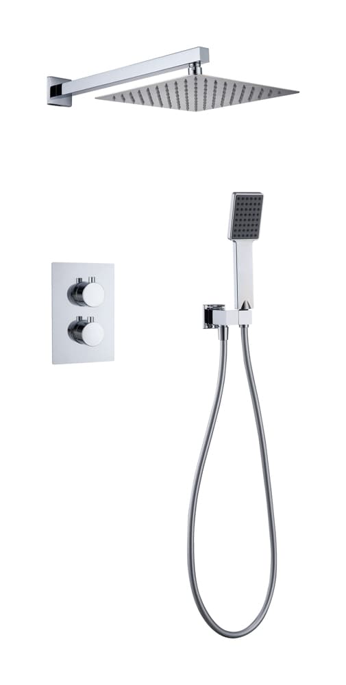 Conjunto de Ducha Termostático Empotrado ETERNITY Cromo