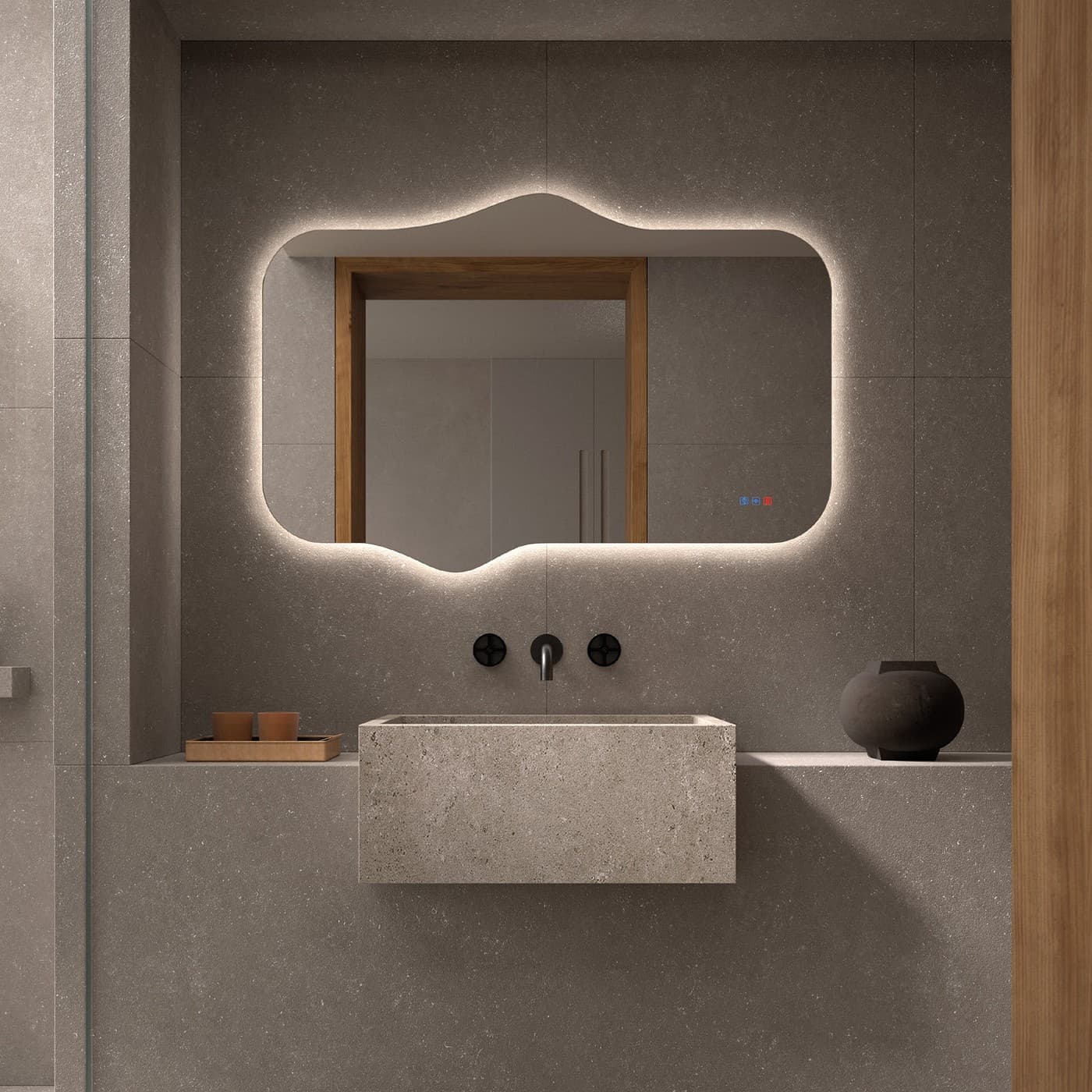 Espejo de baño LED Lorsch de DYLED · Standard y Standard Pro