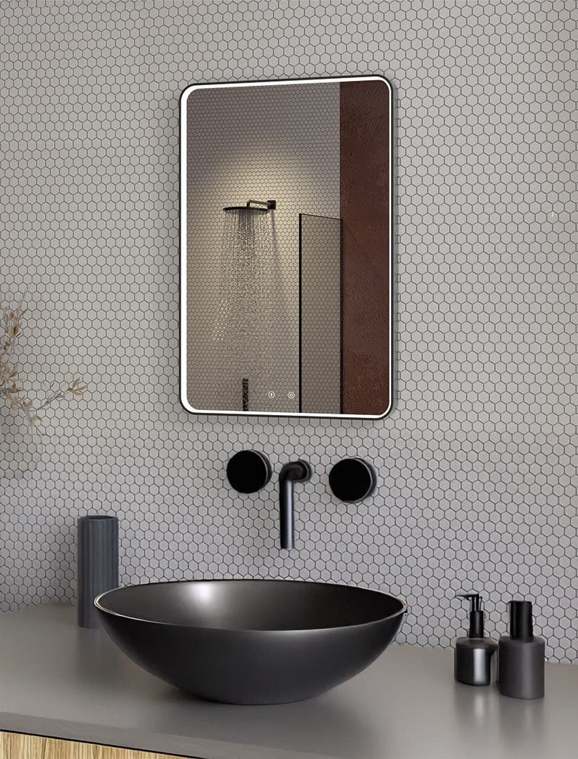 Espejo de baño con luz LED DELHI
