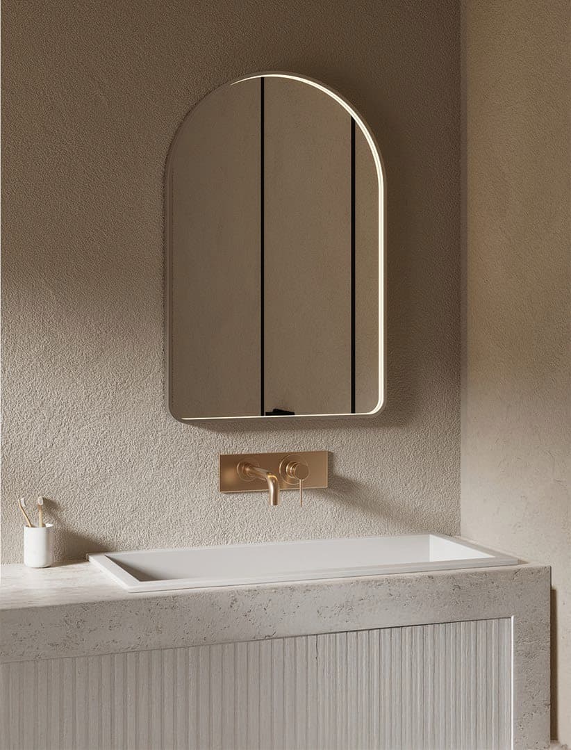 Espejo de baño con luz LED BUTAN