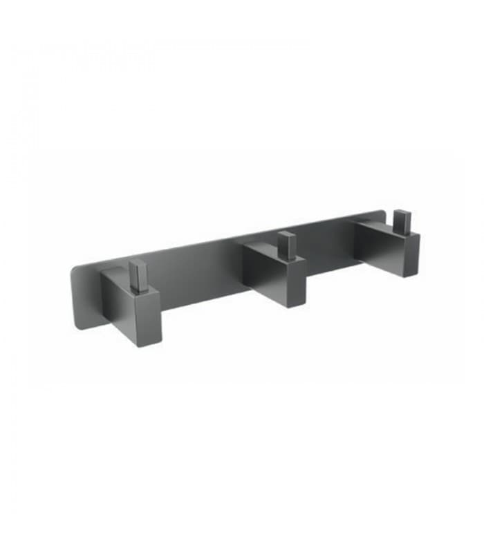 Percha triple black gun metal Technic CAT002-02/BGM
