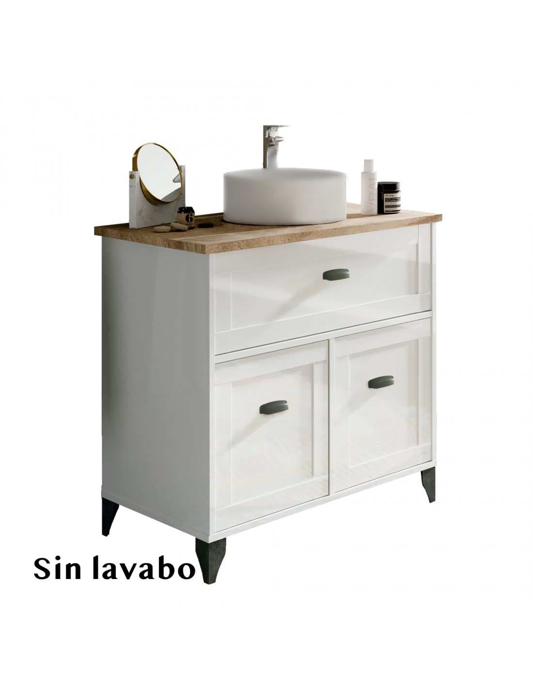 Mueble de lavabo Toscana 80 (sin lavabo) en KIT