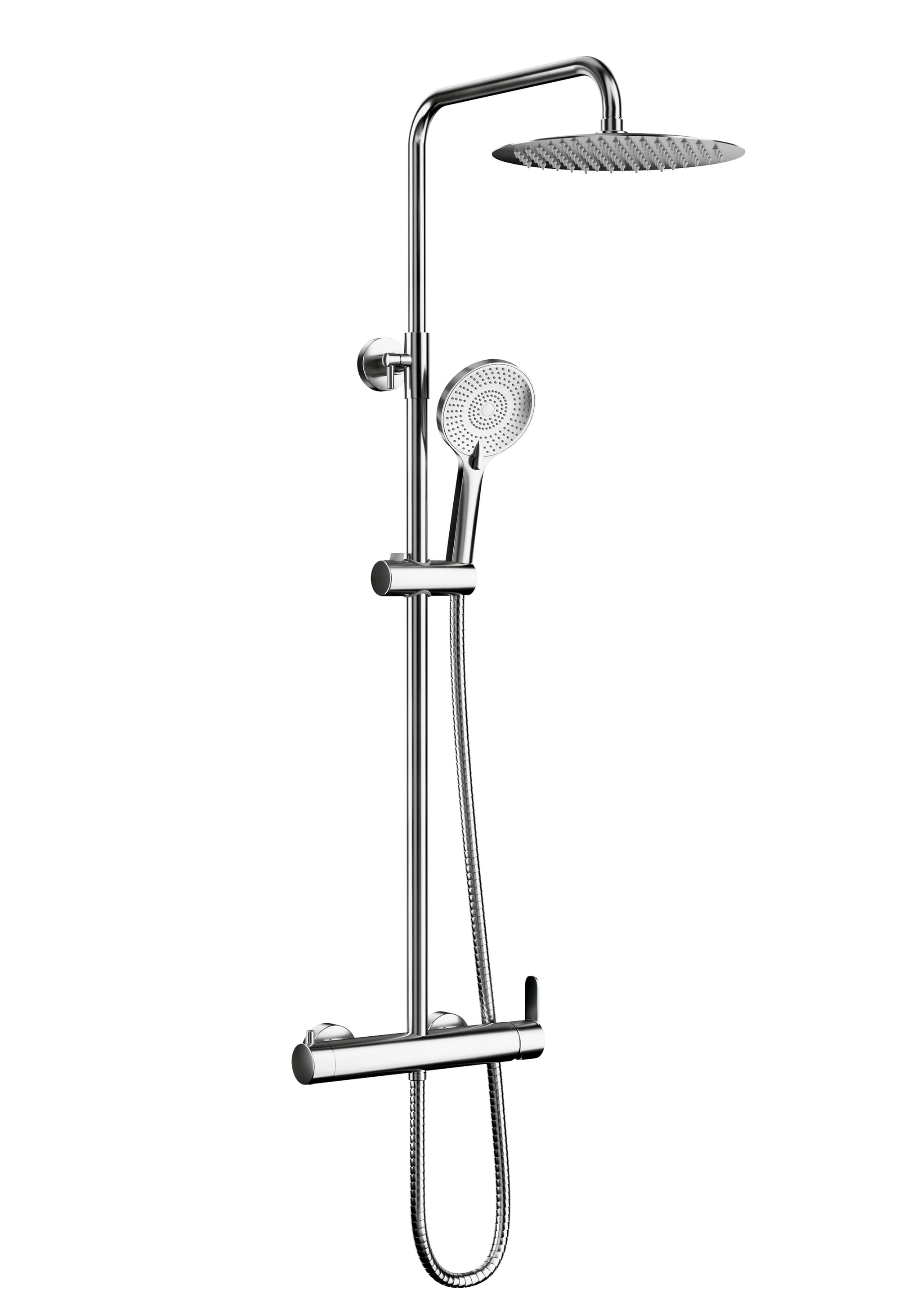 Columna de ducha monomando Inverter R cromo con maneta Iony/Sion 3080IONY