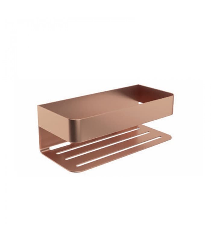 Jabonera frontal Mayura oro rosa cepillado PVD ADY007/ORC
